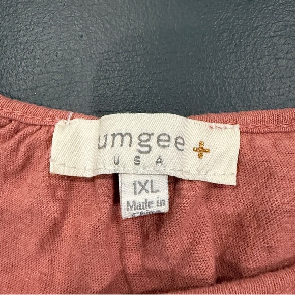 Umgee Pink Linen Long Sleeve Shirt - Picture 4 of 8